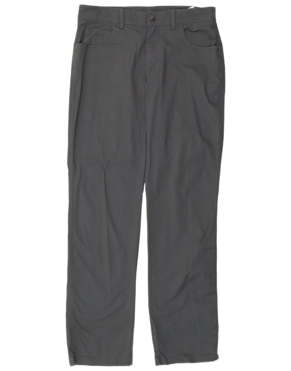 Pantaloni casual dritti da uomo Columbia W32 L34 cotone grigio