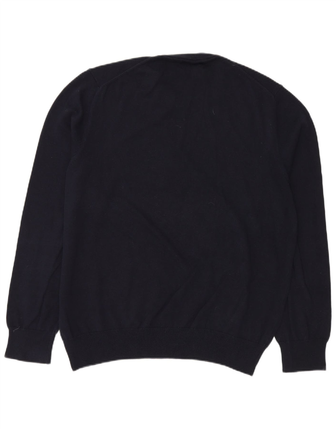 MARKS & SPENCER Maglione maglione girocollo da uomo XL in cotone blu navy