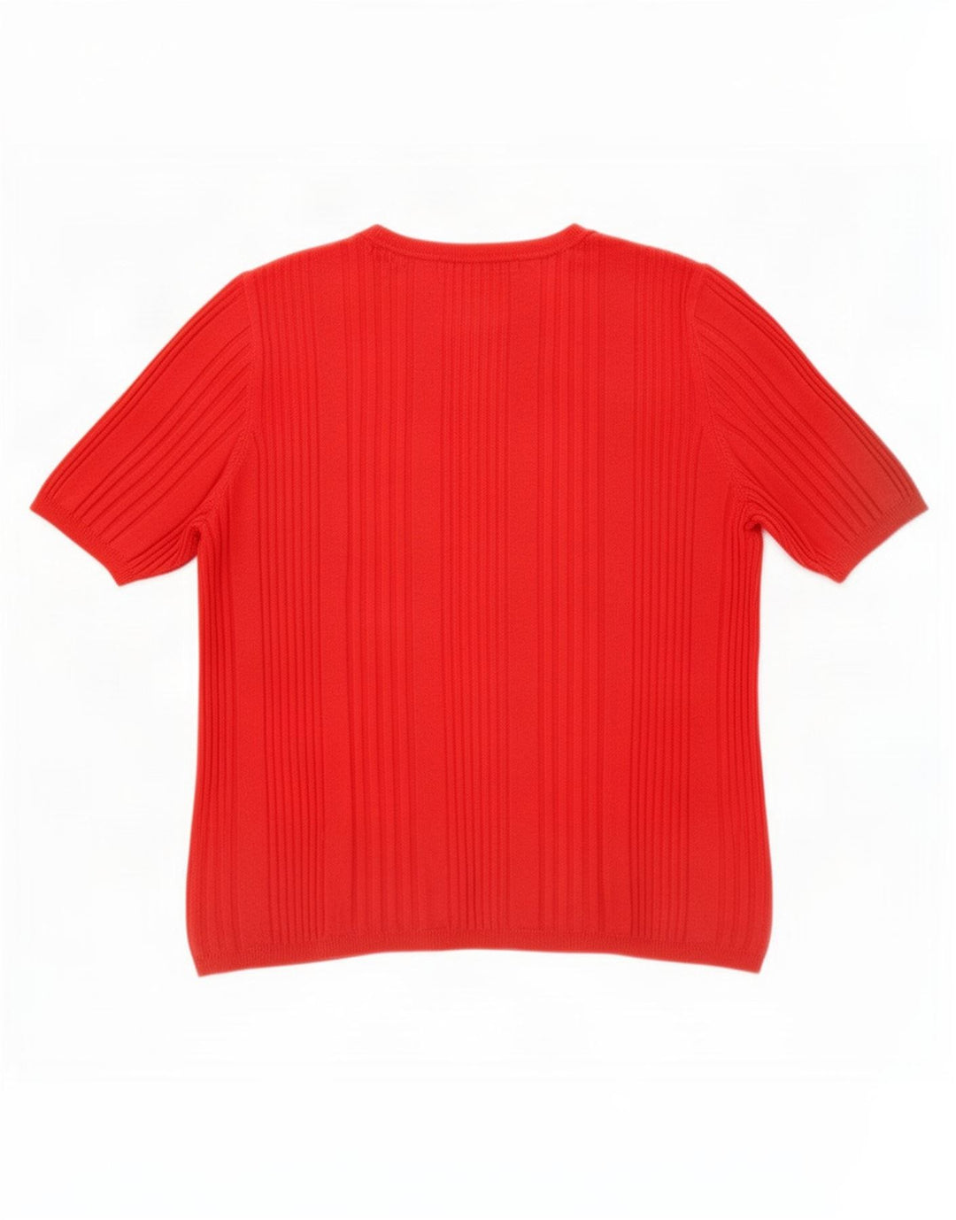 T-shirt da donna Marks & Spencer Top UK 12 Medium Red Viscosa