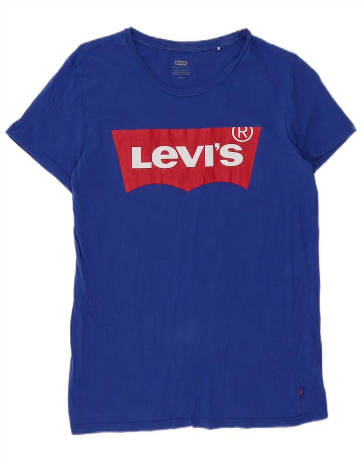 T-shirt grafica da uomo Levi's Top piccola in cotone blu