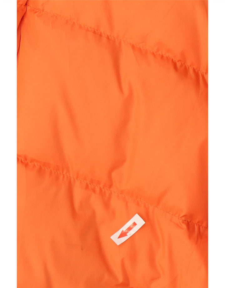 Giacca imbottita da uomo Benetton UK 40 Large arancione in poliammide