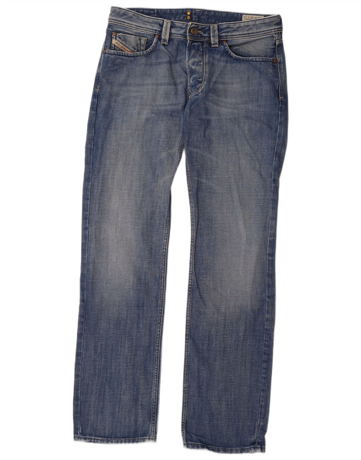 Jeans dritti da uomo Diesel Larkee W32 L34 cotone blu