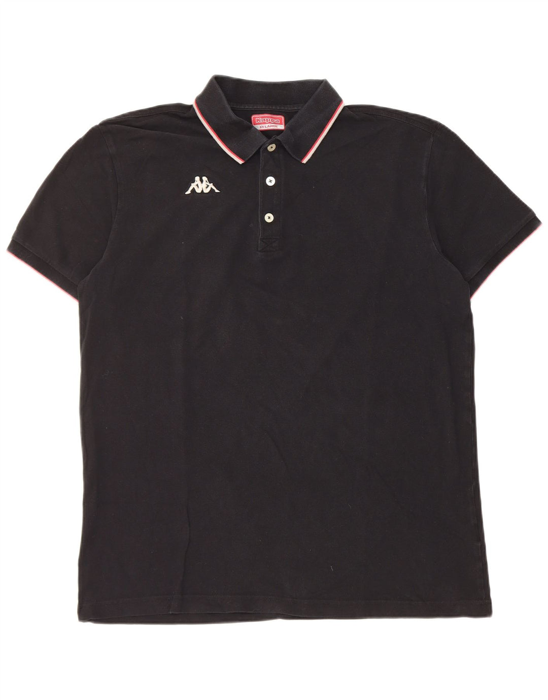 Polo Kappa Uomo 2XL Cotone Nero