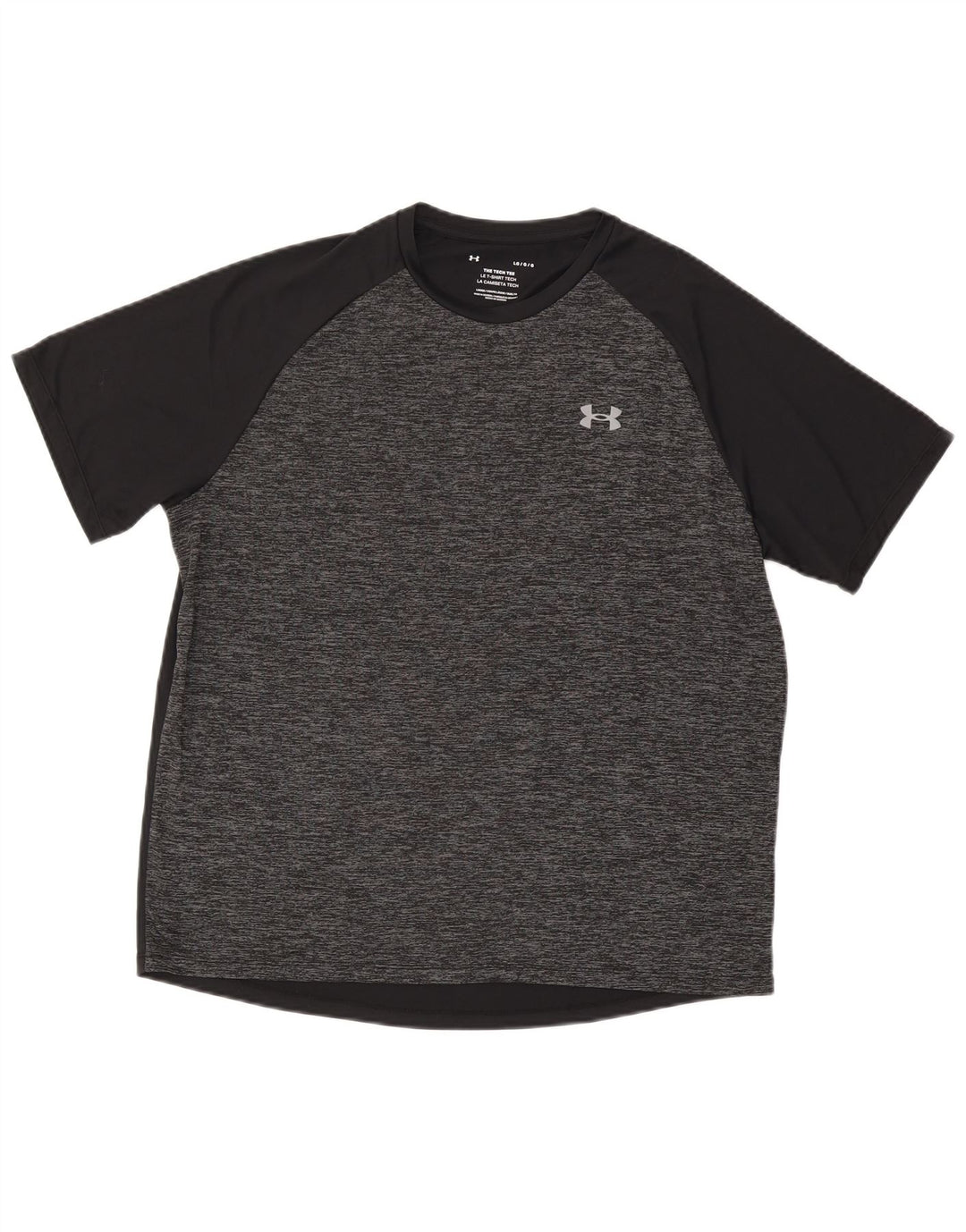 T-shirt da uomo Under Armour Top grande grigio screziato