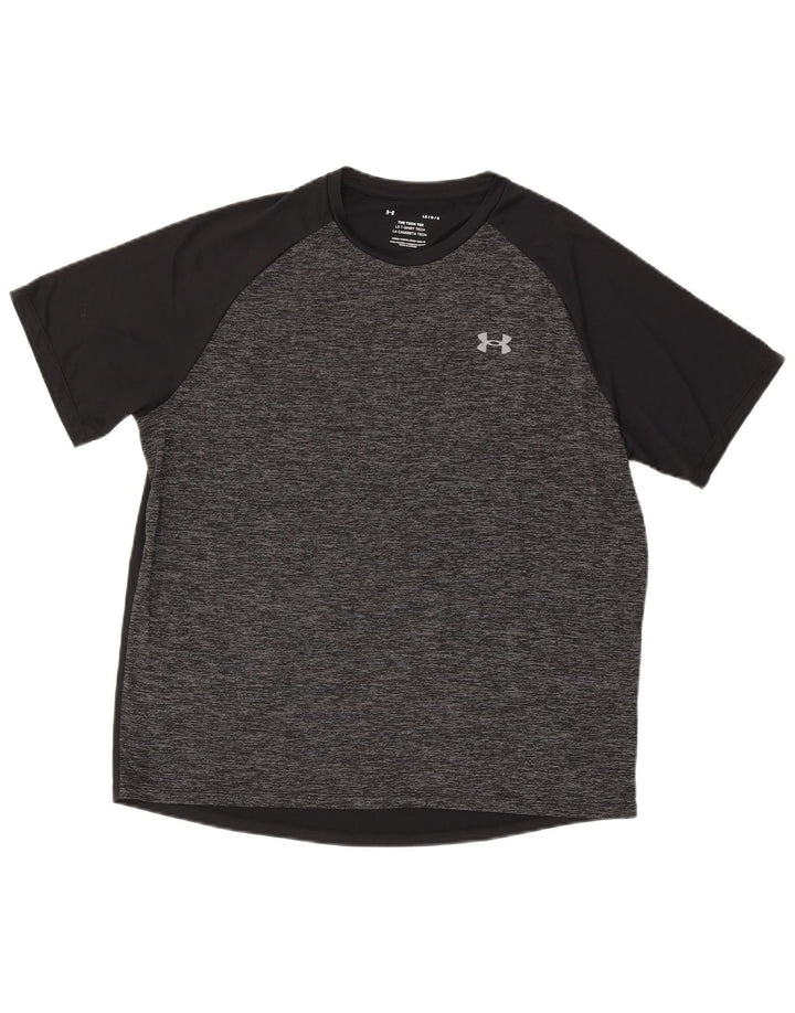 T-shirt da uomo Under Armour Top grande grigio screziato
