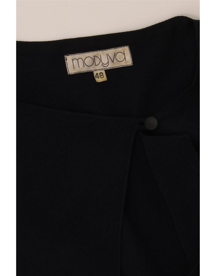 MODYVA Womens Batwing Blouse Top EU 48 2XL Navy Blue Vintage Modyva and Second-Hand Modyva from Messina Hembry 
