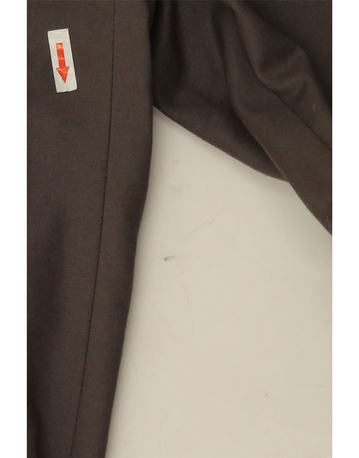 Pantaloni da abito dritti da uomo Marks & Spencer W36 L31 cotone grigio