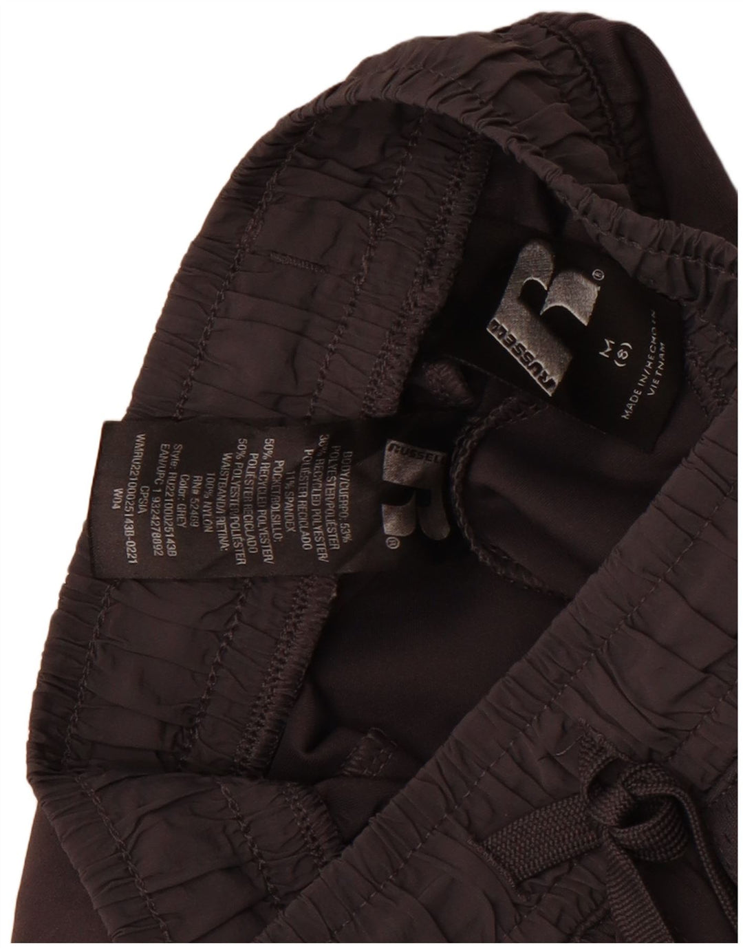 Pantaloncini sportivi da ragazzo Russell Athletic 7-8 anni Poliestere grigio medio