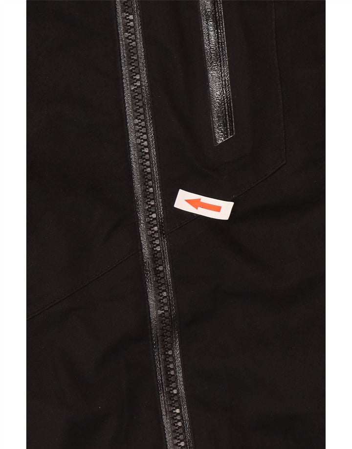 Giacca antipioggia da uomo con cappuccio Mountain Warehouse UK 38 poliestere nero medio