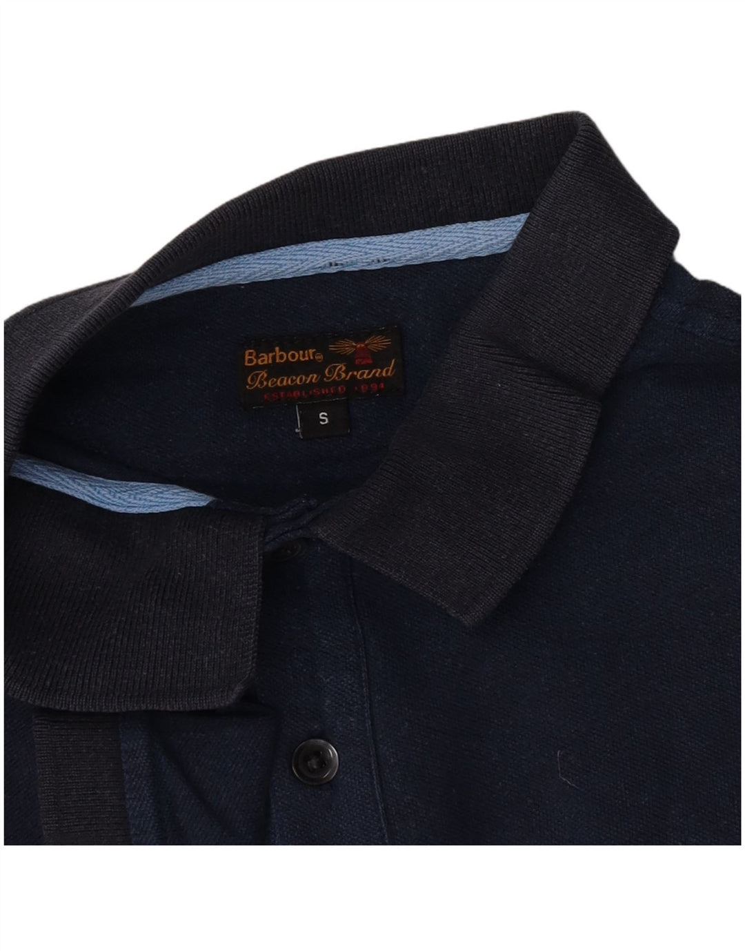 Polo da uomo Barbour piccola blu navy