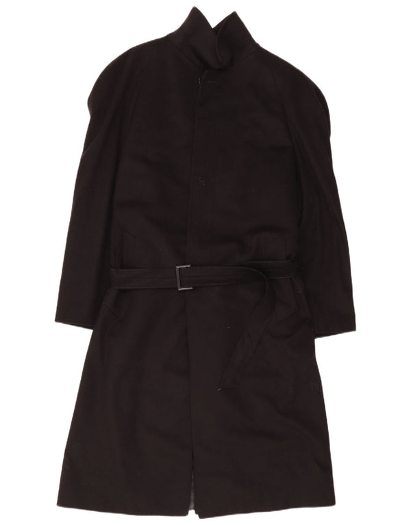 Soprabito vintage da uomo IT 48 medio in cashmere nero