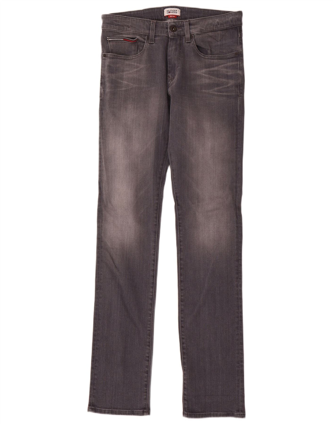 Tommy Hilfiger Donna Scanton Slim Jeans W32 L36 Cotone Grigio
