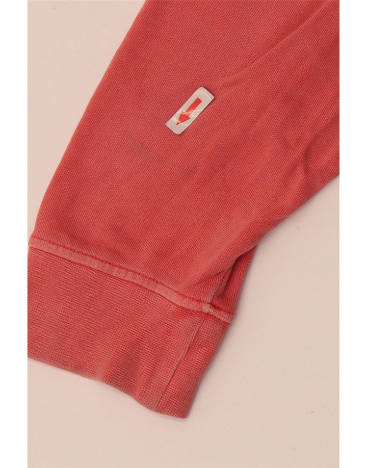 Felpa da uomo Marks & Spencer in cotone rosa medio