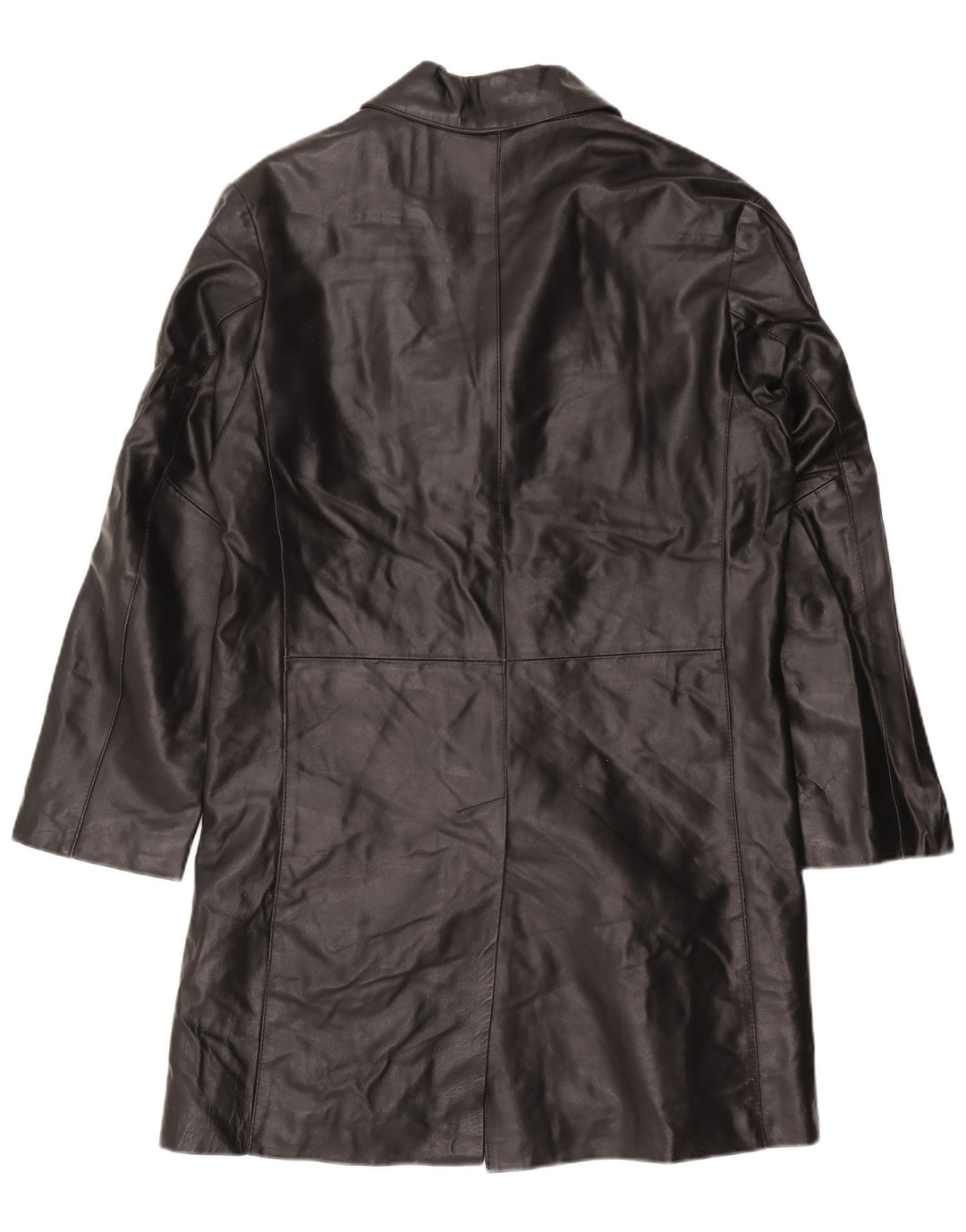 Cappotto in pelle da uomo Catbalou UK 40 grande in pelle nera