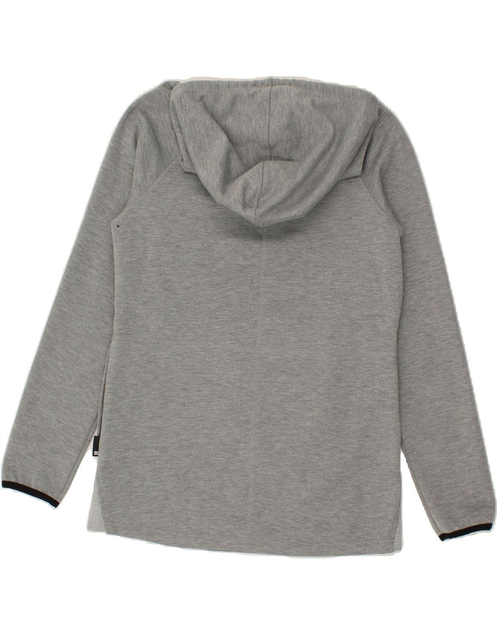 DC Womens Hoodie Jumper UK 14 Medium Grey Polyester Vintage DC and Second-Hand DC from Messina Hembry 