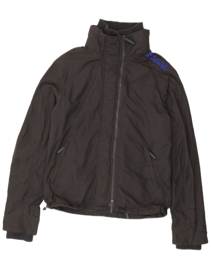 Giacca antipioggia da uomo Superdry UK 42 XL nylon grigio