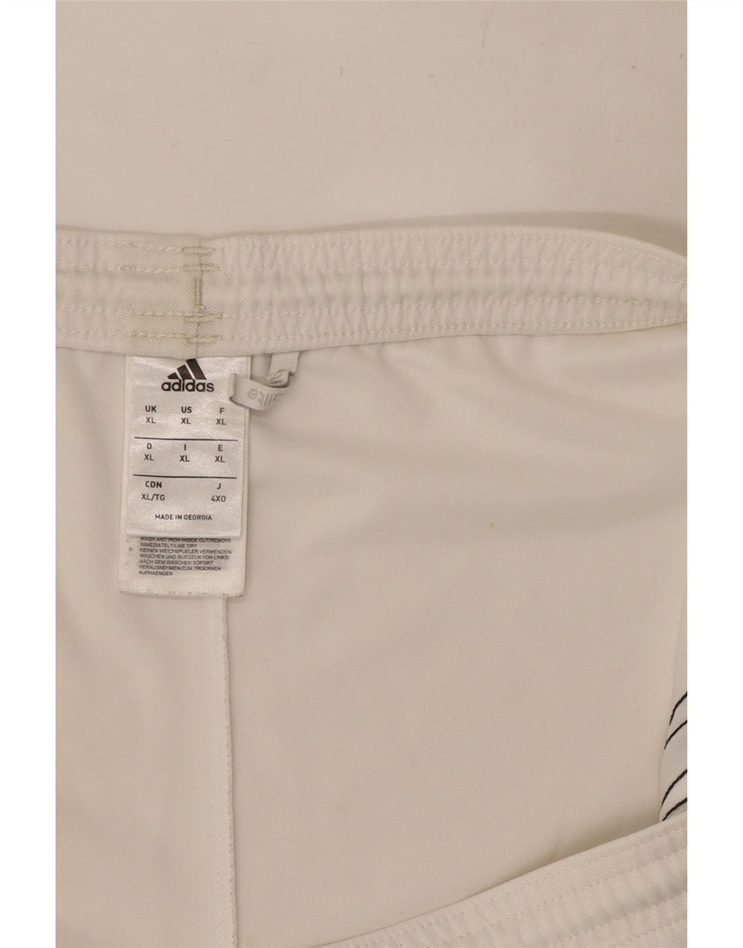 Pantaloncini sportivi Adidas Climalite da uomo XL poliestere bianco
