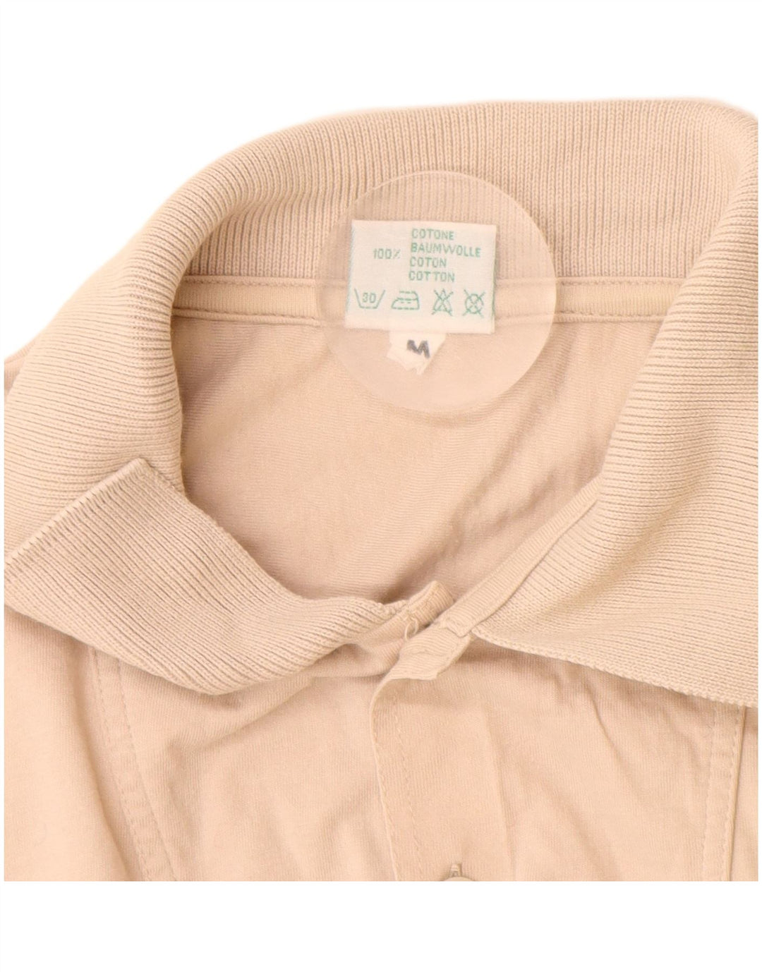 Polo Uomo BENETTON in cotone Beige Medio