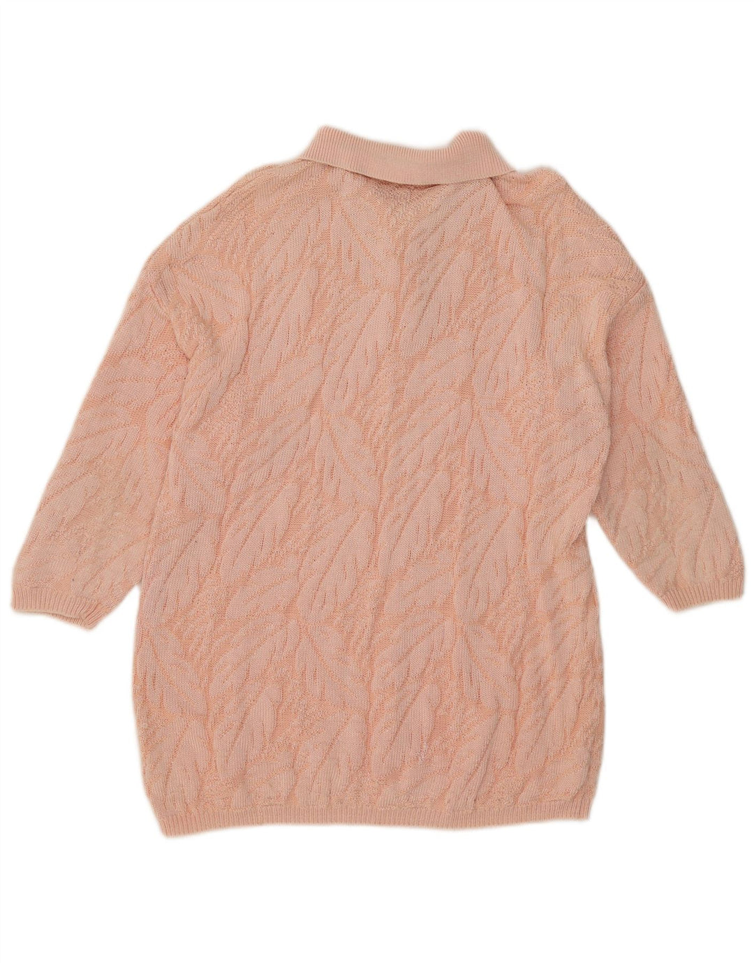 Maglione da donna a collo alto con motivo astratto Benetton IT 48 XL Rosa