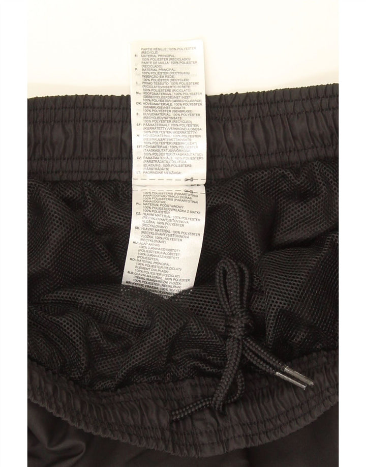 Pantaloncini sportivi da uomo ADIDAS grandi neri in poliestere