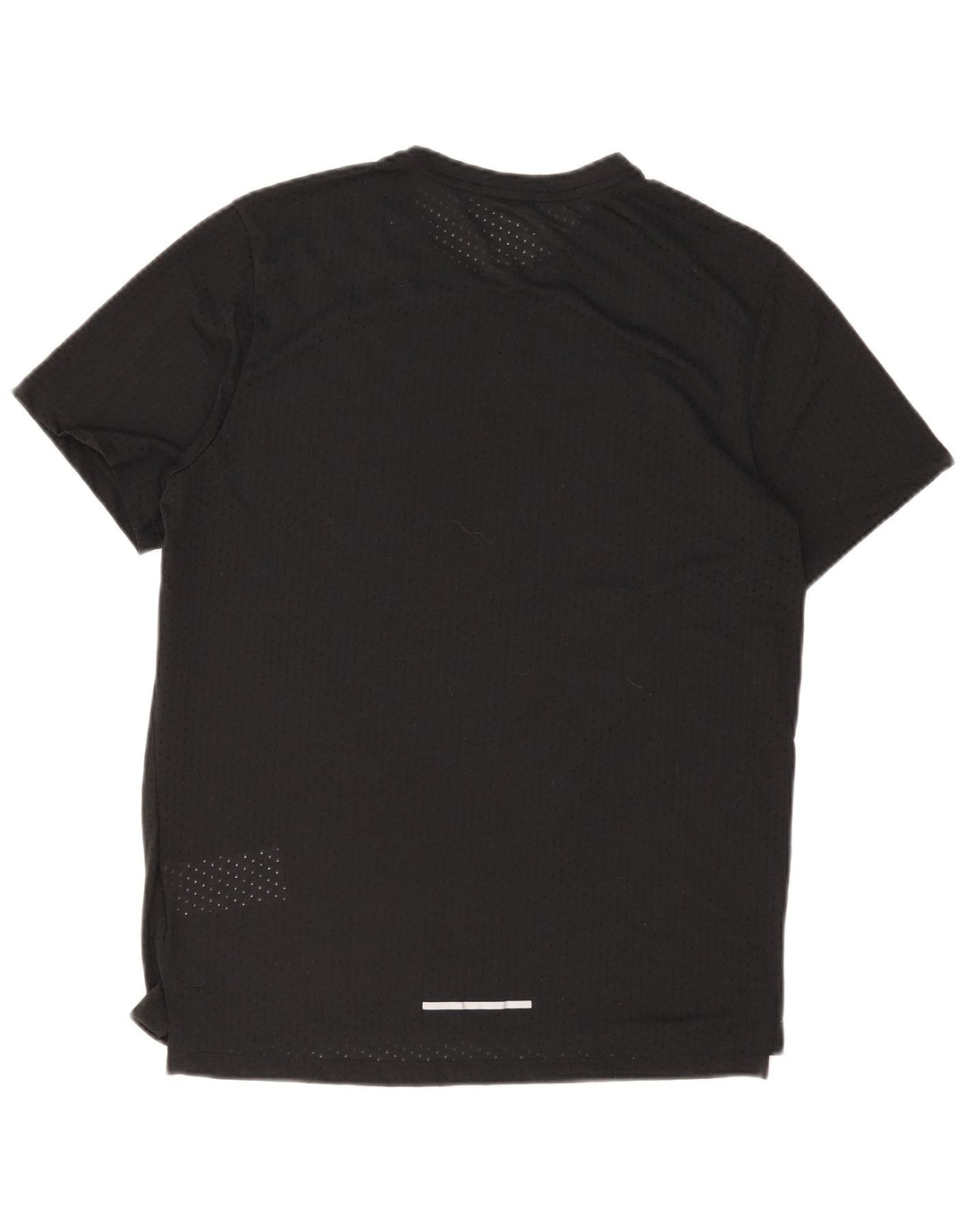 T-shirt Nike da uomo Dri Fit, top in poliestere nero medio