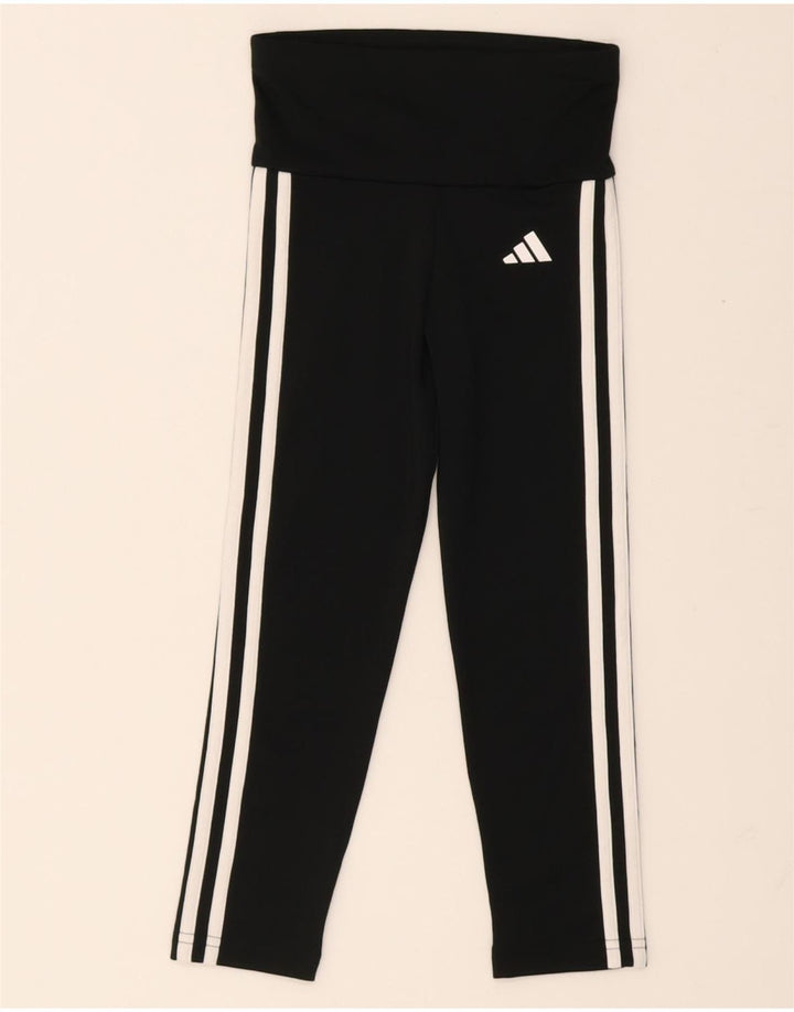 Leggings Adidas Aeroready per ragazze 7-8 anni in poliestere nero