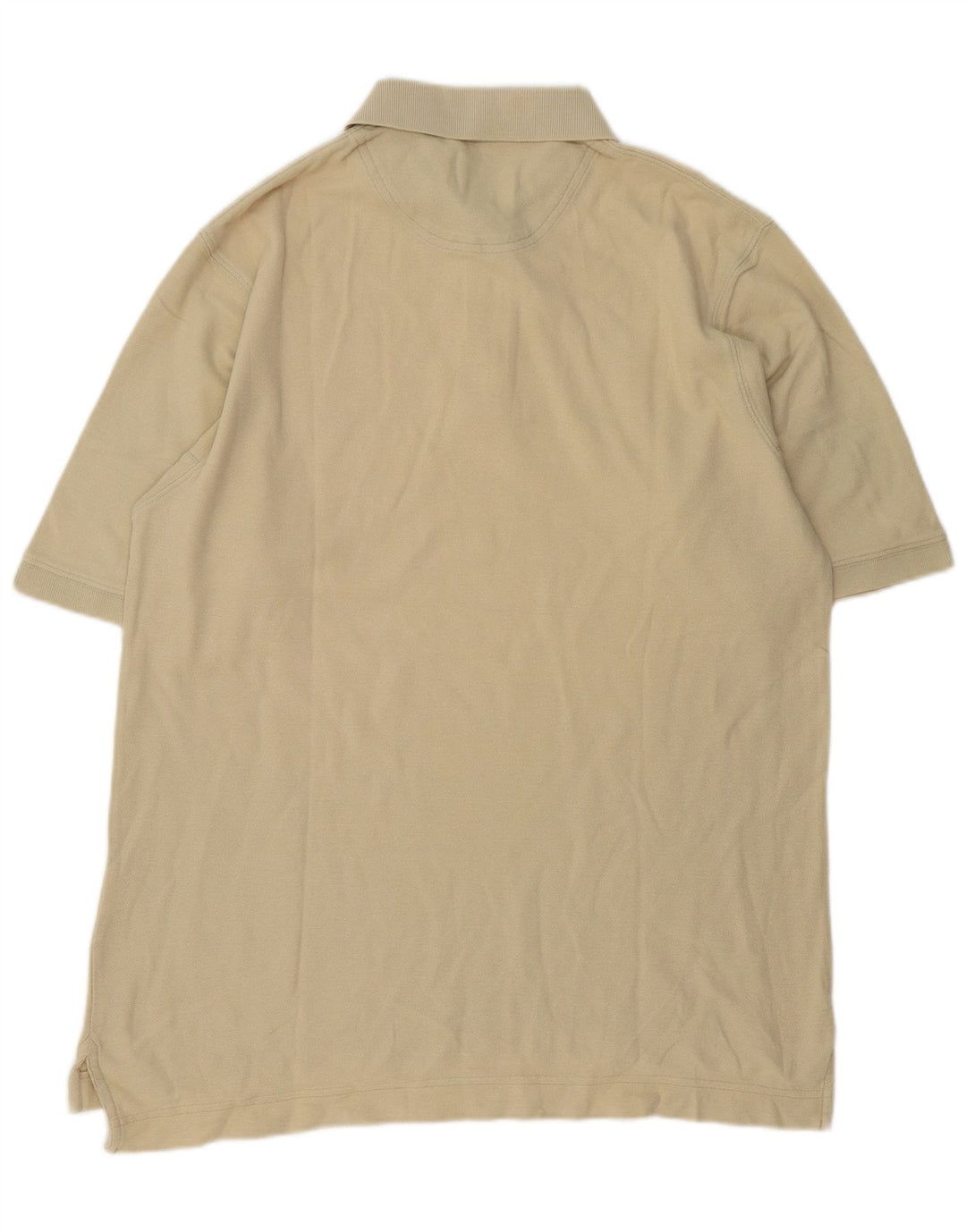 Polo da uomo Timberland in cotone bianco sporco medio