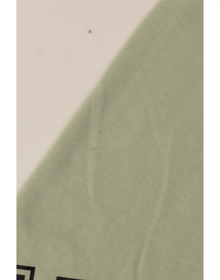 NIKE Mens Graphic Hoodie Jumper Small Green Cotton Vintage Nike and Second-Hand Nike from Messina Hembry 