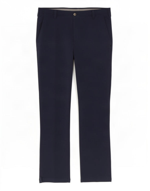 Pantaloni chino dritti da uomo Under Armour W40 L34 nylon blu navy
