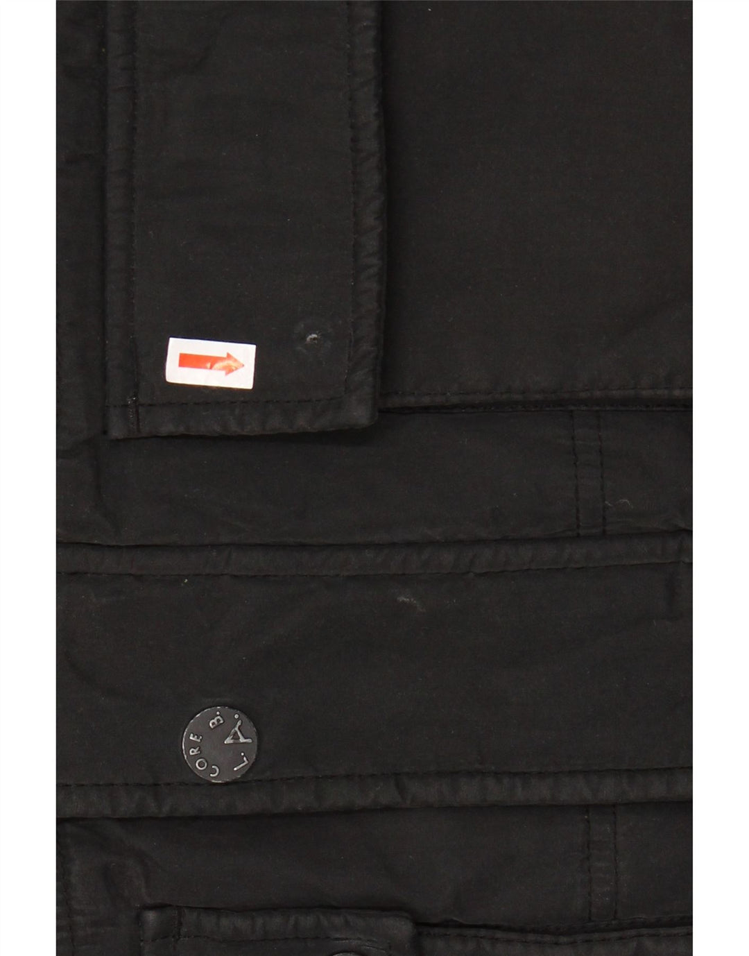 JACK & JONES Giacca imbottita con cappuccio da uomo UK 38 Medium Nero Poliestere