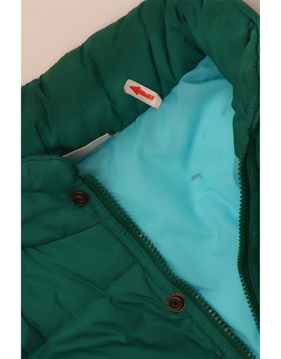 Giacca imbottita da uomo Sergio Tacchini UK 40 Large Verde in poliammide