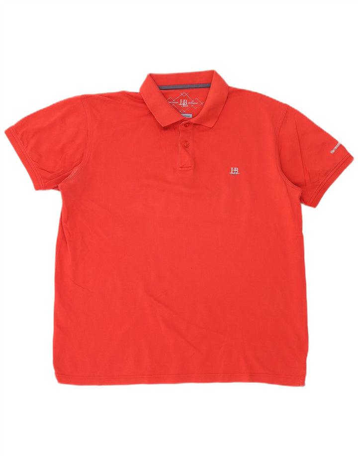 Polo da uomo Harmont & Blaine XL in cotone rosso