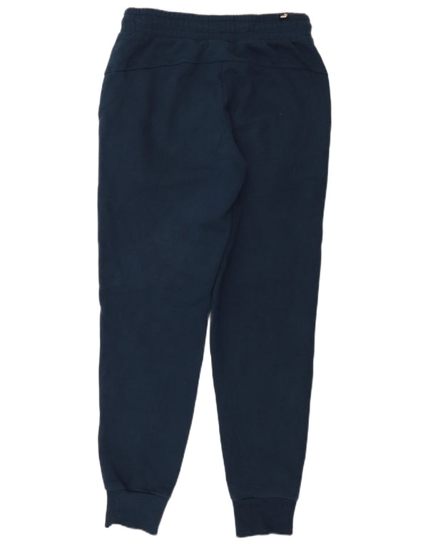 Pantaloni da tuta da uomo Puma Joggers Small Blu Navy Cotone