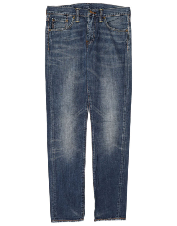Levi's Uomo 508 Regular Tapered Jeans W29 L32 Cotone Blu