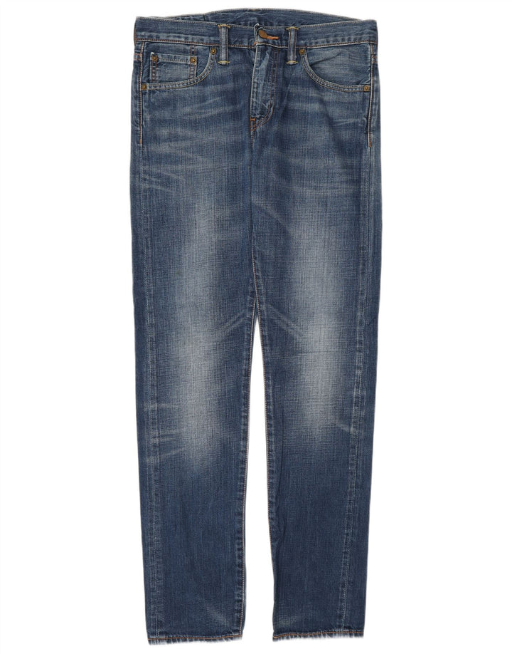 Levi's Uomo 508 Regular Tapered Jeans W29 L32 Cotone Blu
