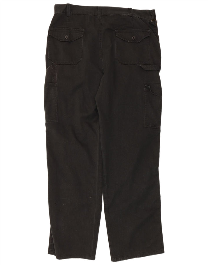 Dickies Pantaloni cargo dritti Redhawk da uomo W36 L30 poliestere nero