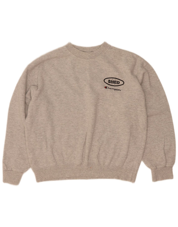 Felpa oversize da donna Champion UK 16 Large Grey Flecked