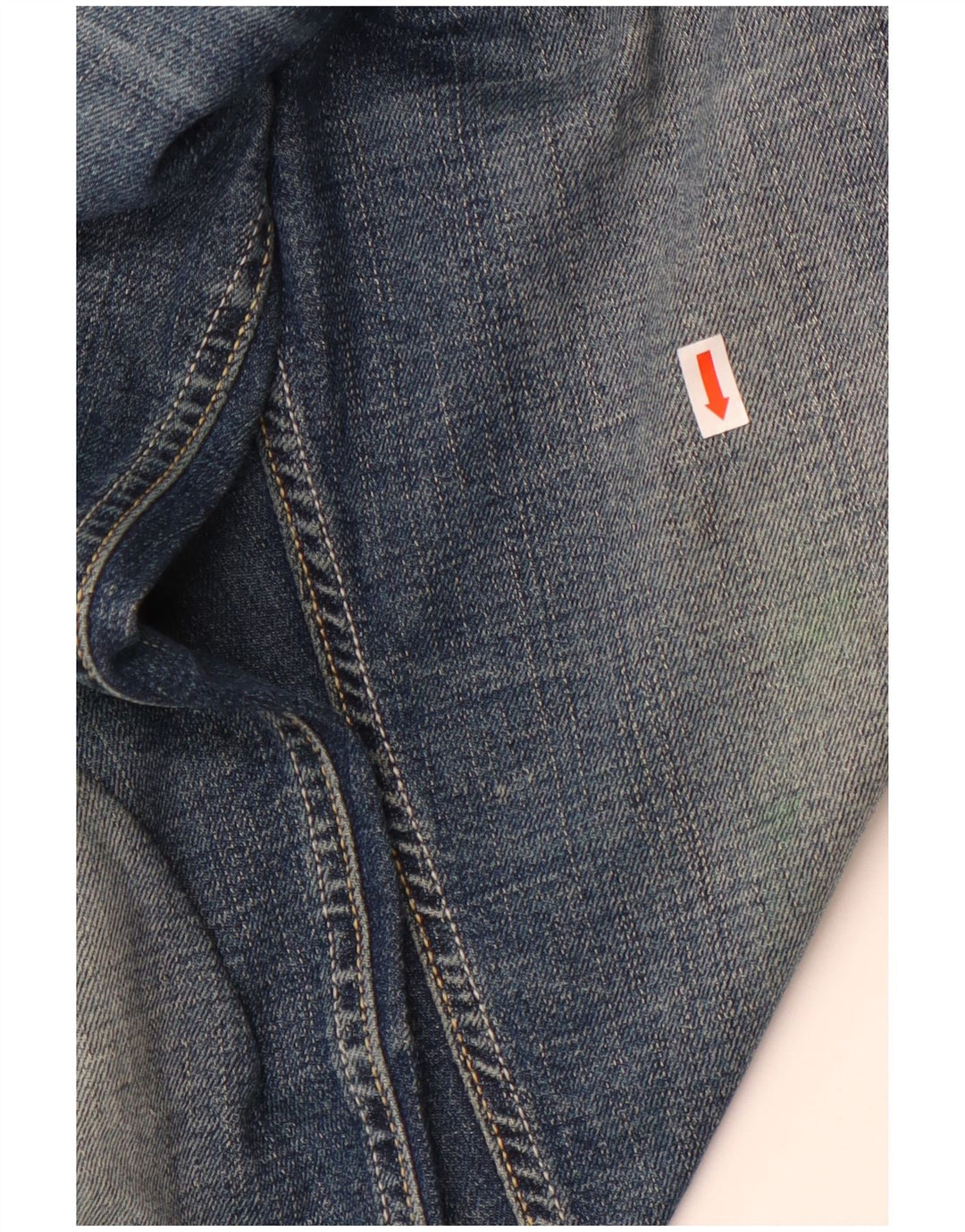 Jeans dritti Lowky da donna Diesel W26 L32 cotone blu navy