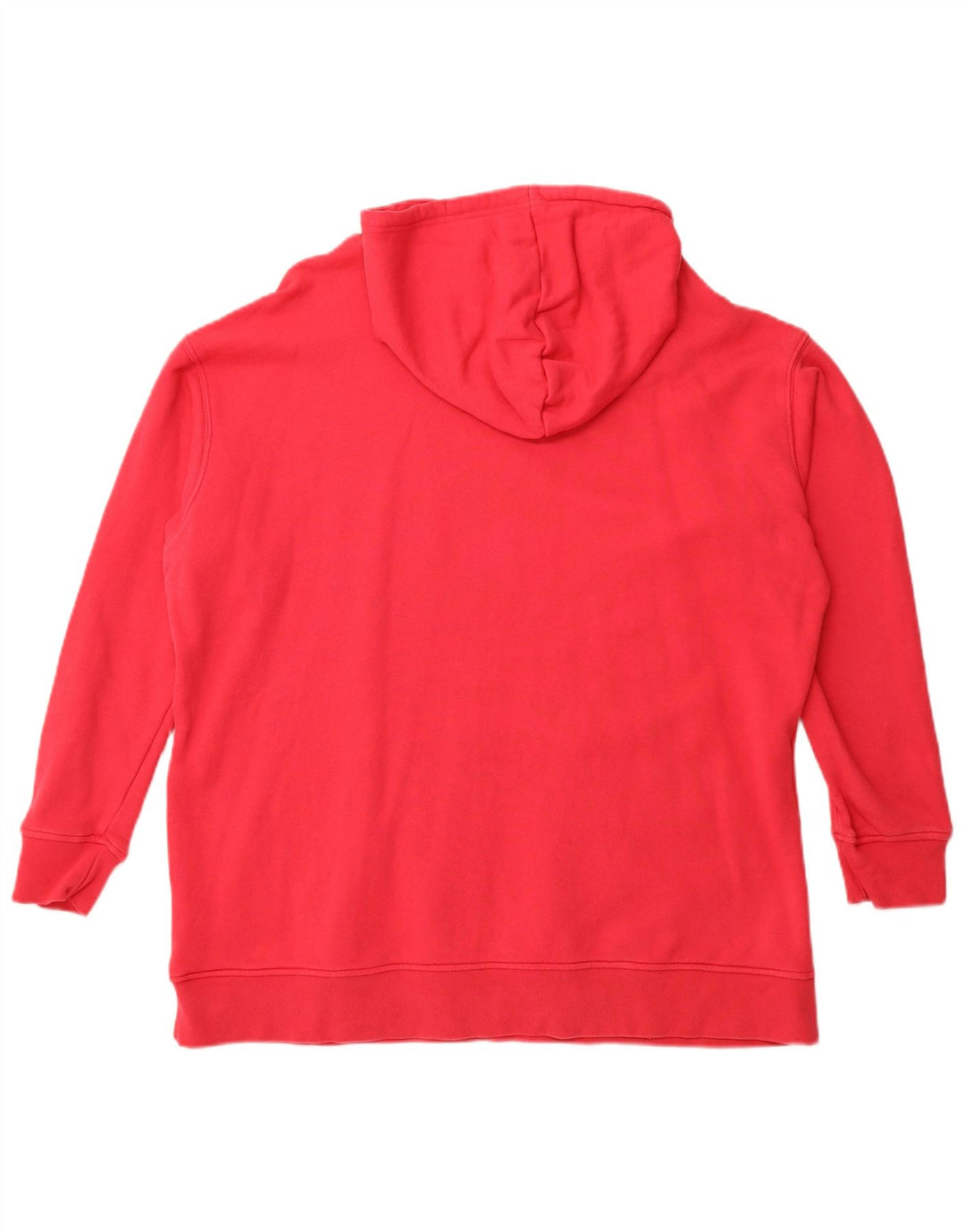 Maglione con cappuccio grafico oversize da donna ADIDAS UK 20/22 XL Cotone rosso