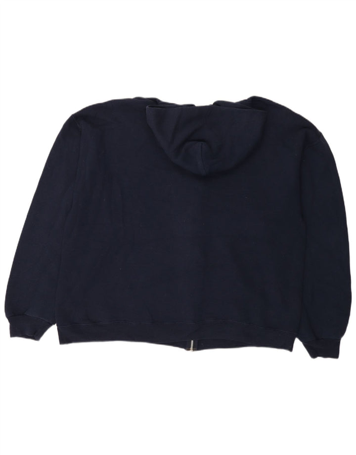 RUSSELL ATHLETIC Maglione con cappuccio e zip Dri-Power da donna UK 18 XL Blu navy