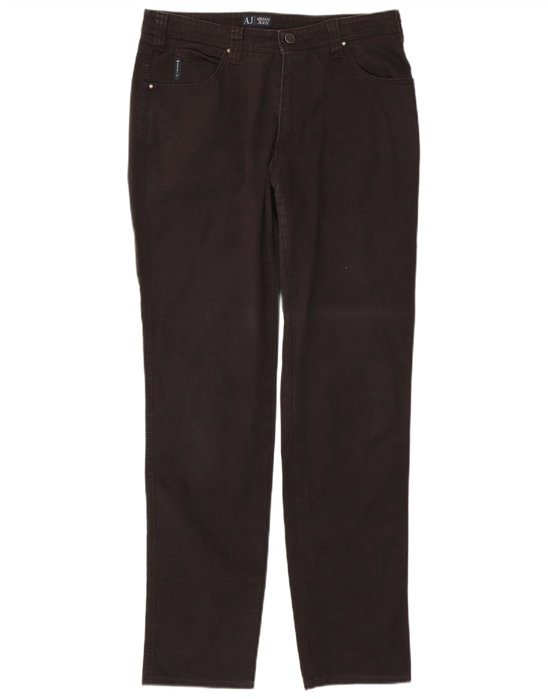 Jeans slim da uomo Armani W33 L33 cotone nero
