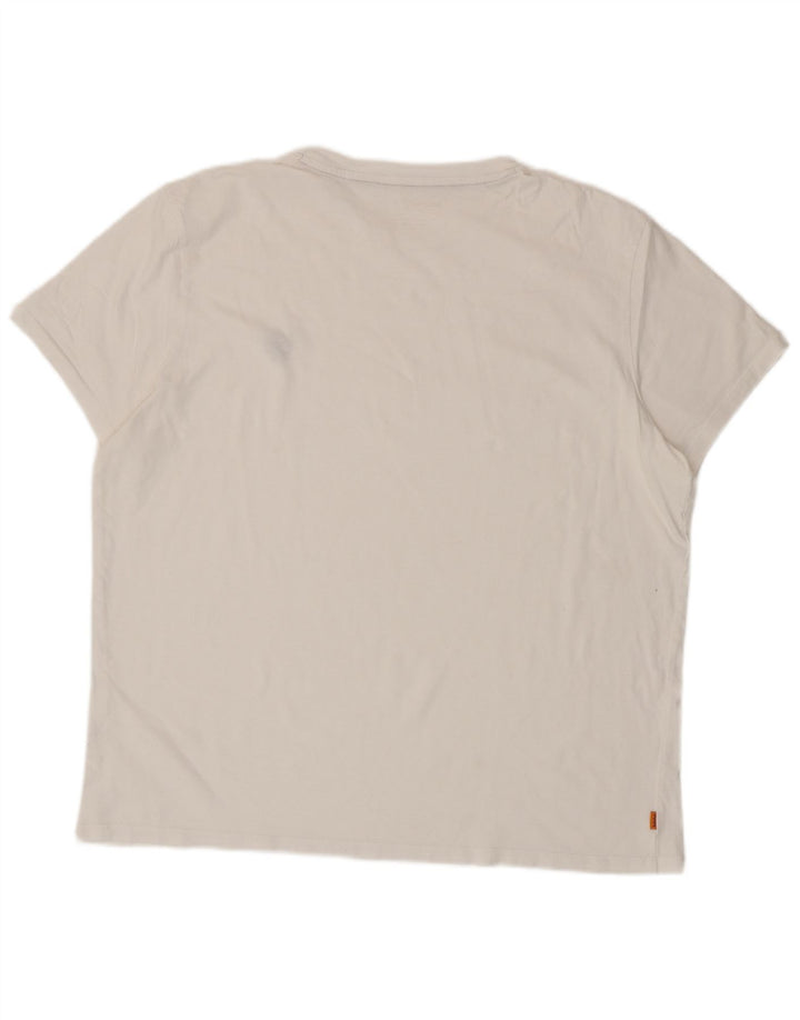 Maglietta Timberland da uomo slim fit 2XL bianca