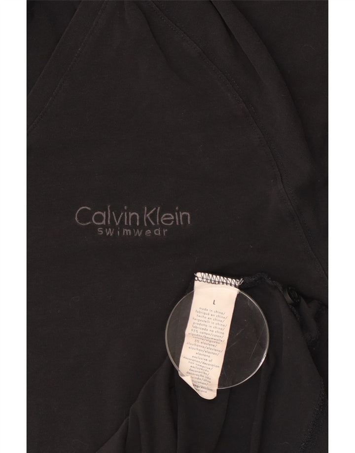 T-shirt da uomo Calvin Klein Top grande in cotone nero