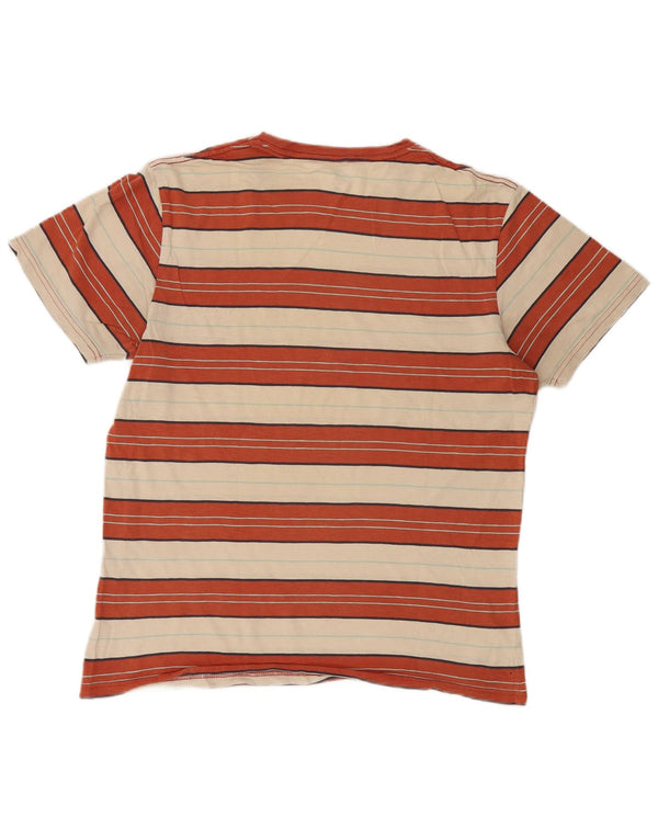 T-shirt da uomo con vestibilità standard Rip Curl, a righe larghe arancioni