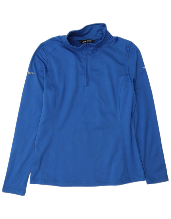 Top da tuta pullover con zip e collo da donna The North Face UK 14 Blu medio