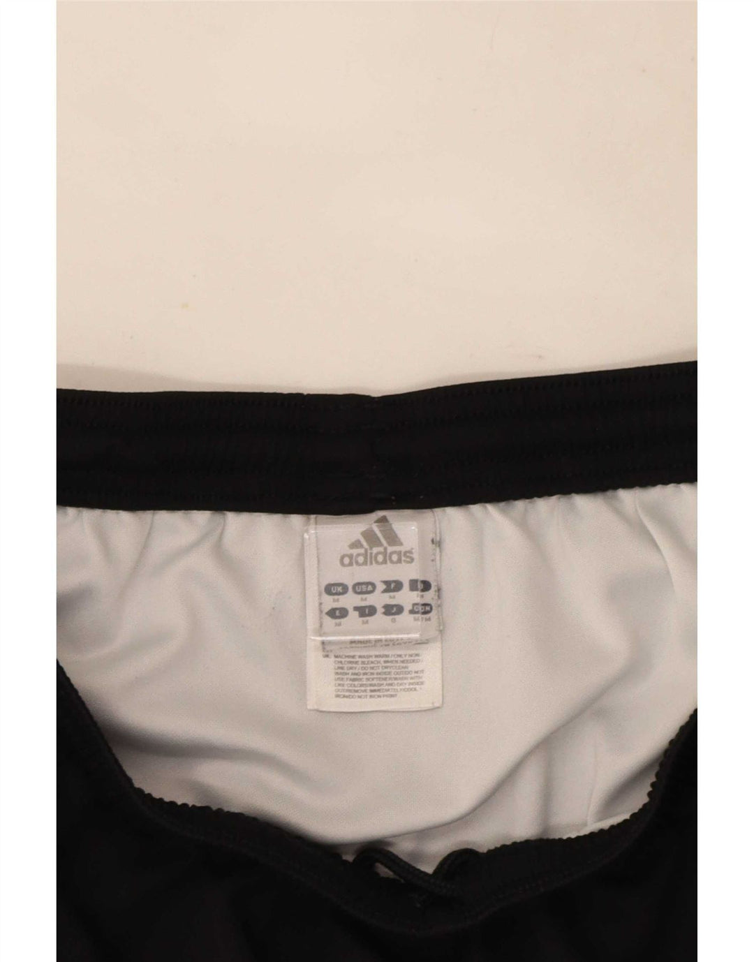 Pantaloncini sportivi Adidas Climalite da uomo medio poliestere nero