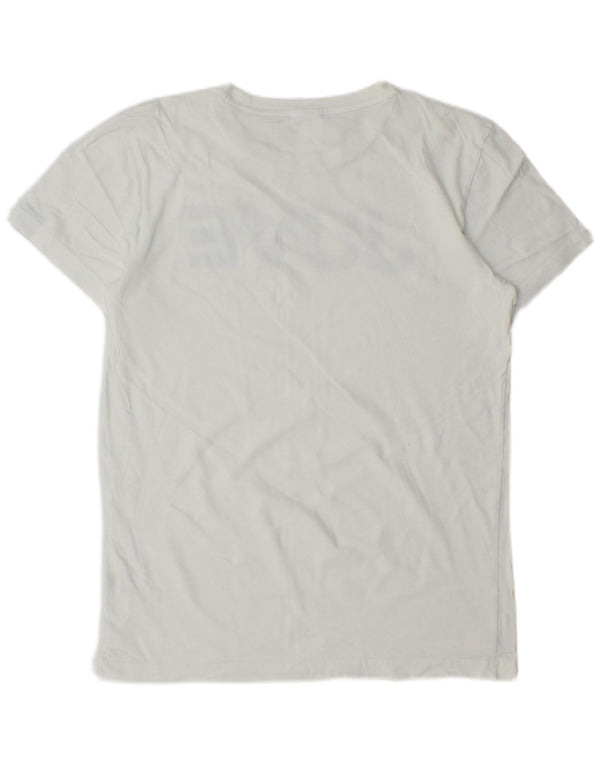 T-shirt grafica da uomo Adidas Top piccola bianca