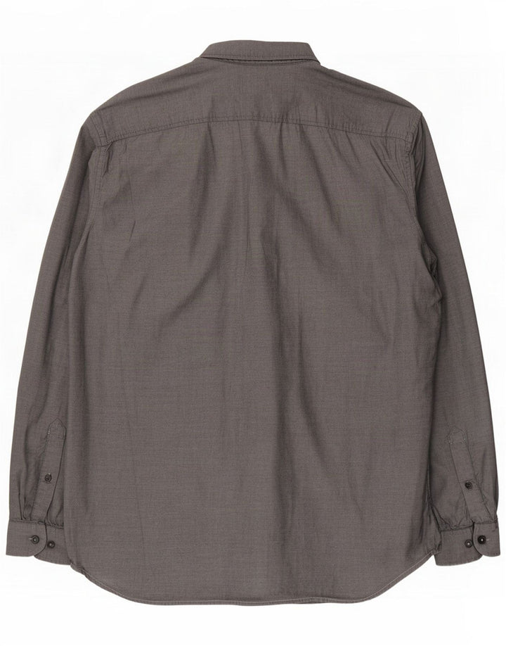 Camicia da uomo S.Oliver XL in cotone grigio