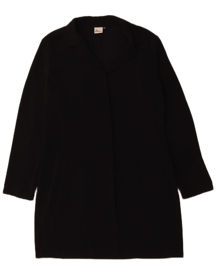 Soprabito da donna vintage EU 40 poliestere nero medio