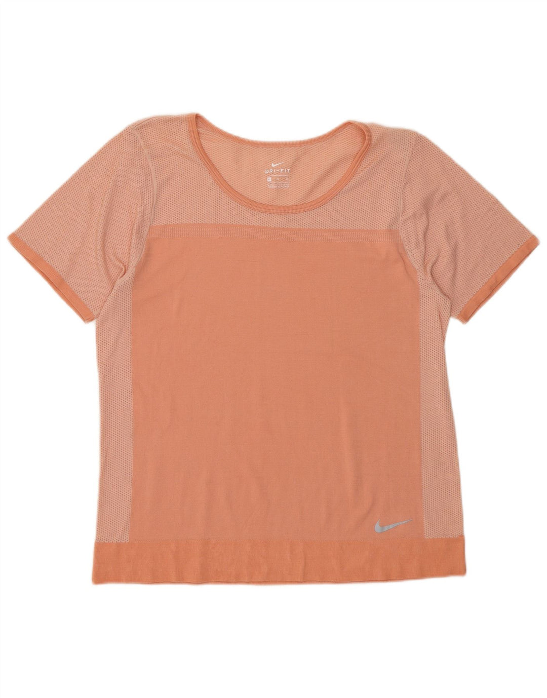 T-shirt ADIDAS da donna Dri Fit Top UK 18 XL Orange Colourblock